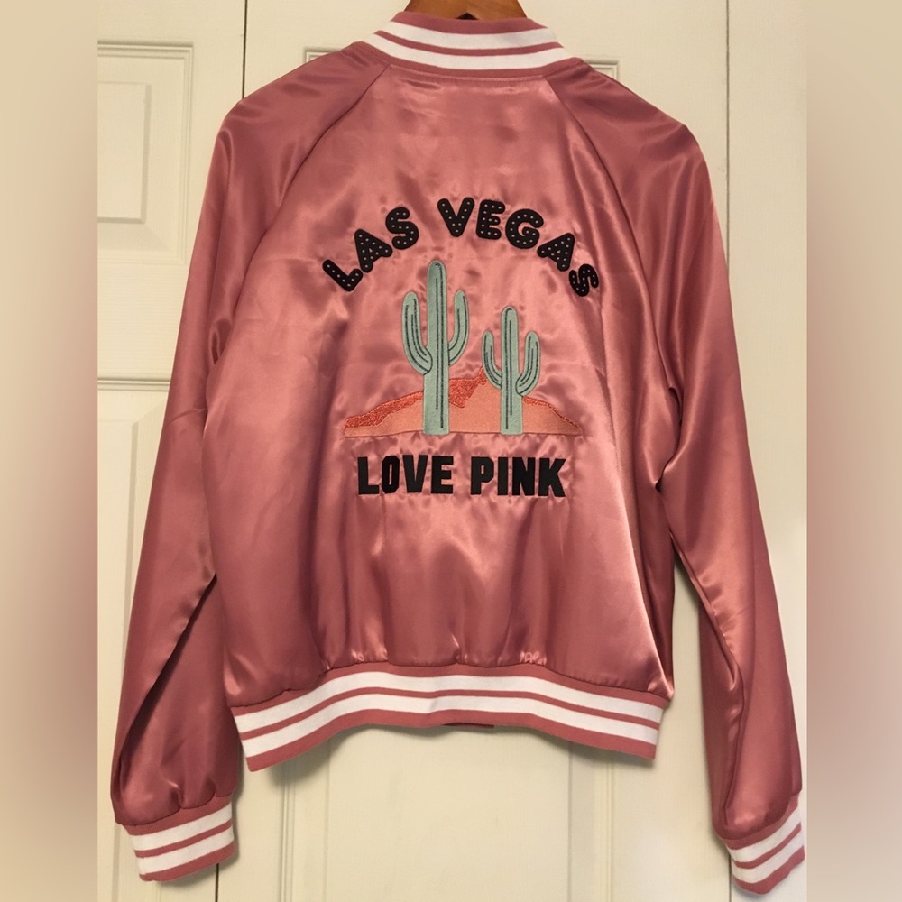 Victoria’s Secret PINK Satin Bomber Jacket